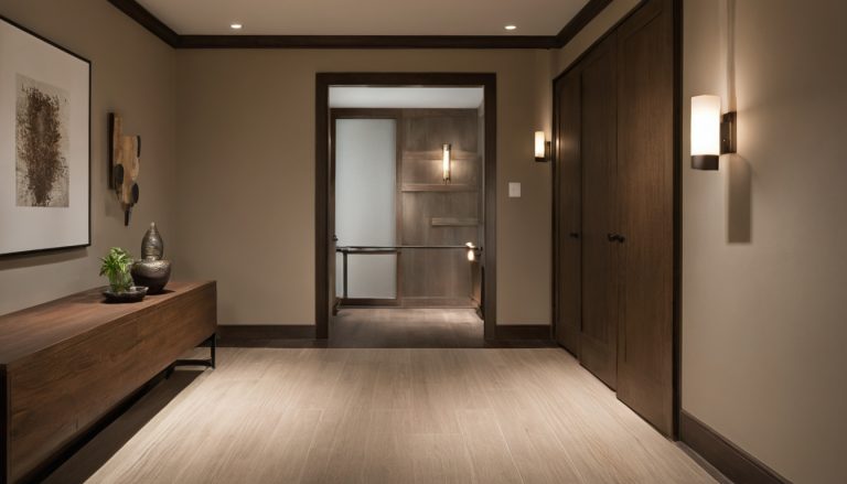 What should an interior lighting package include shown in a luxury residential interior